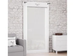 Discount Soleil d'ocre Visillo de algodón para ventana 70x200 cm EMILIE , por Blanco