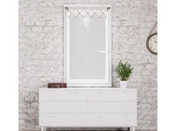 Soleil d'ocre Visillo de algodón puro brisa 60x120 cm AUDE, por Gris
