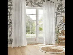 Outlet Atmosphera Visillo liso con ojales Blanco