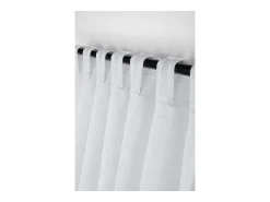Visillo liso con presillas disimuladas Blanco Outlet