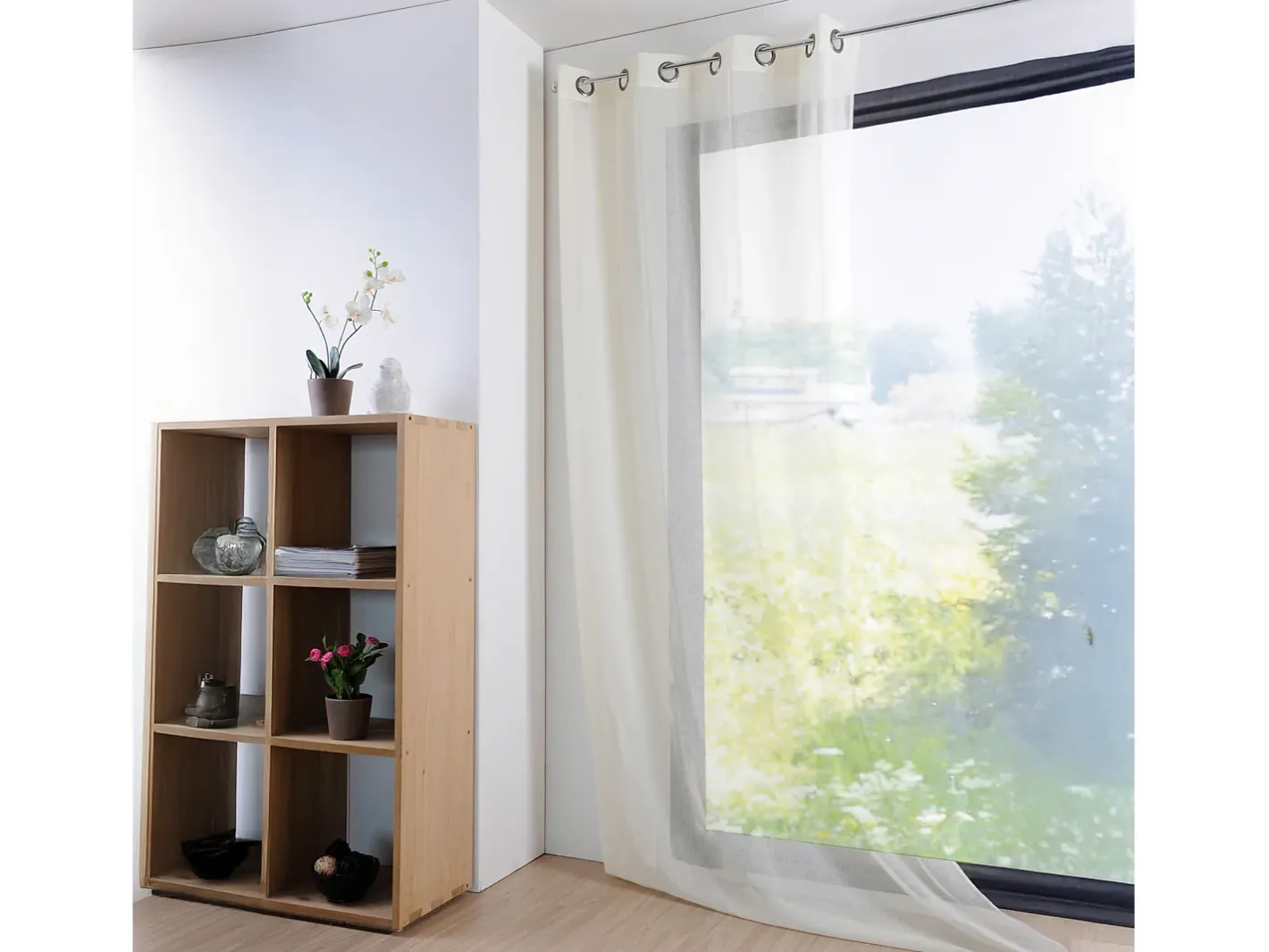 Visillo liso ligero con 16 colores Marfil Online