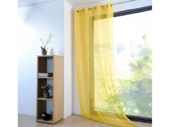 Visillo liso ligero con 16 colores Amarillo Best