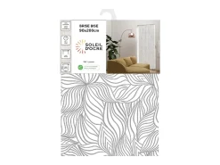 Soleil d'ocre Ropa De Casa-Visillo para puerta ventana 90x200 cm LOUANE, por Blanco