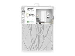Soleil d'ocre Ropa De Casa-Visillo para puerta ventana 70x200 cm LIANE , de Blanco