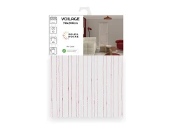 Discount Soleil d'ocre Visillo para puerta ventana 70x200 cm CHARLIE, por Rojo