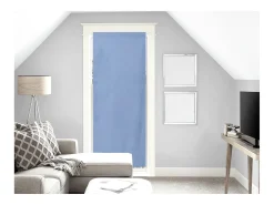 Best Soleil d'ocre Visillo para ventana francesa de algodón 70x200 cm PANAMA , por Azul