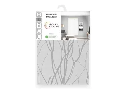 Soleil d'ocre Visillo para ventana 60x120 cm LIANE blanc, por Blanco