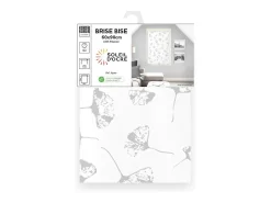 Soleil d'ocre Ropa De Casa-Visillo para ventana 60x90 cm KYOTO, por Blanco