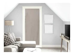 Soleil d'ocre Visillo para ventanal de algodón 90x200 cm PANAMA taupe, por Topo Sale