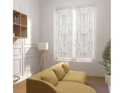 Best Soleil d'ocre Visillo 60x120 cm LOUANE, por Blanco
