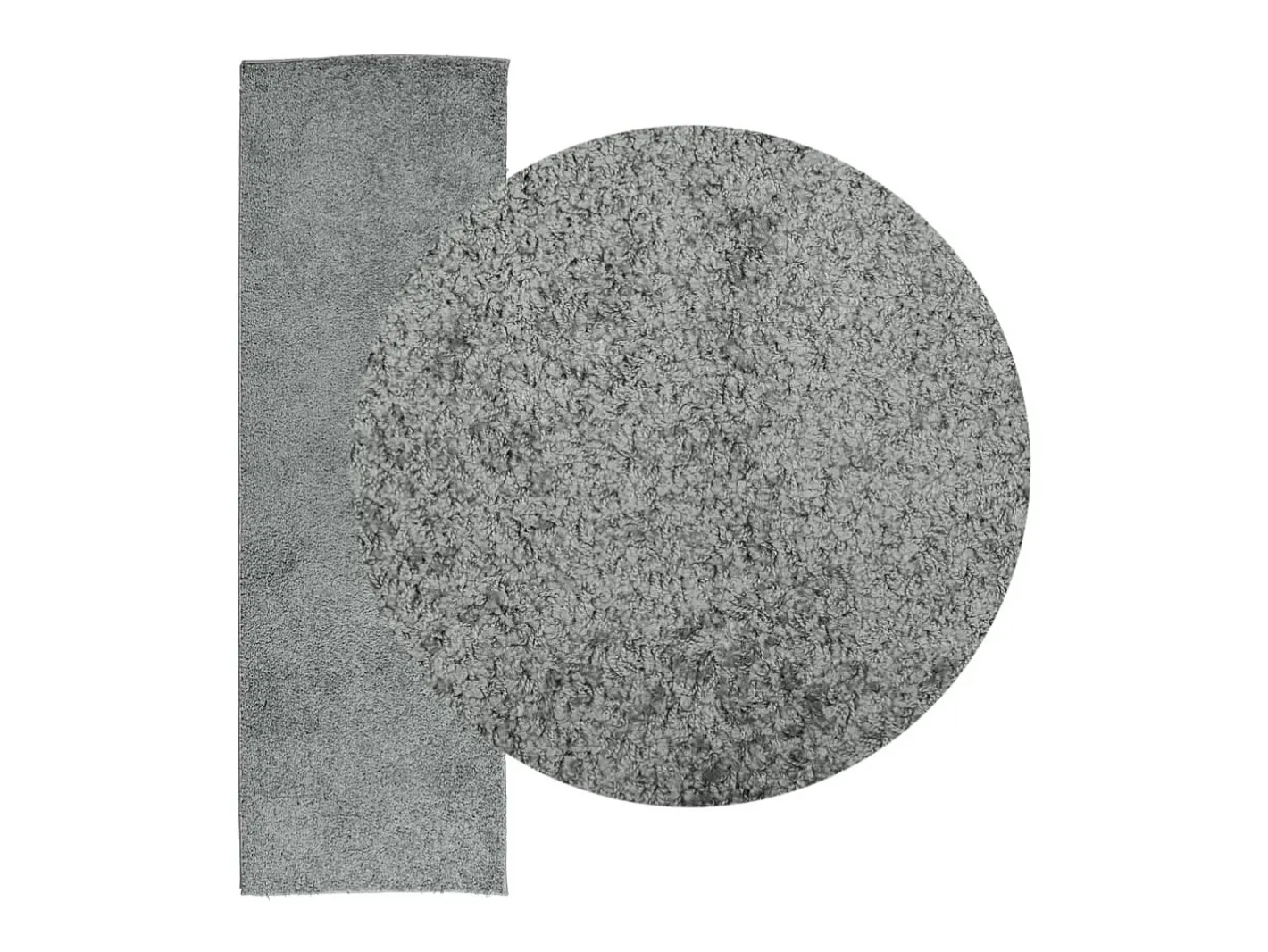 Best Garden Furniture Vito Alfombra peluda de pelo largo moderna PAMPLONA 80x250 cm Verde