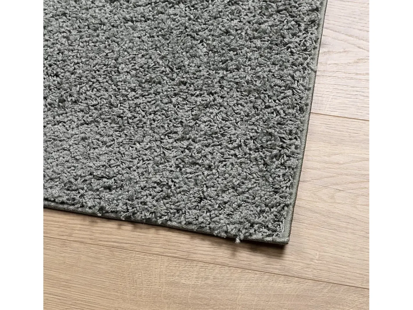 Best Garden Furniture Vito Alfombra peluda de pelo largo moderna PAMPLONA 80x250 cm Verde