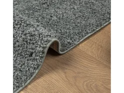 Garden Furniture Vito Alfombra peluda de pelo largo moderna PAMPLONA 80x200 cm Verde