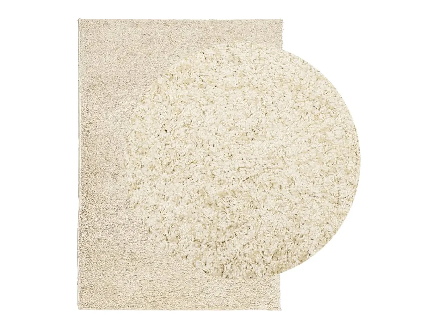 Hot Garden Furniture Vito Alfombra peluda de pelo largo moderna PAMPLONA dorado 160x230cm Multicolor