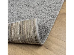 Garden Furniture Vito Alfombra peluda de pelo largo moderna PAMPLONA 140x200 cm Gris Best