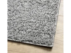 Garden Furniture Vito Alfombra peluda de pelo largo moderna PAMPLONA 140x200 cm Gris Best