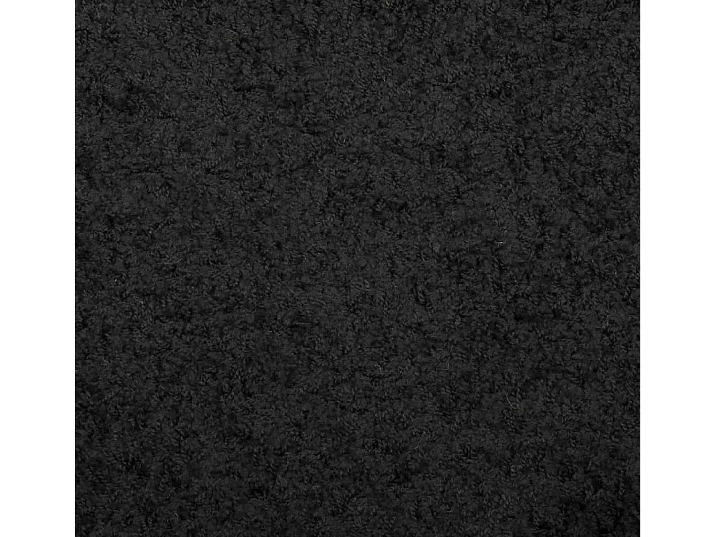 Outlet Garden Furniture Vito Alfombra peluda de pelo largo moderna PAMPLONA negra 140x200 cm Negro