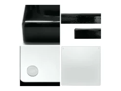 Vladon Cuenco decorativo Maya, moderno Plato decorativo cuadrado, Roble natural, Juego de 2 (20 x 1,8 x 20 cm) Color natural claro Online
