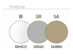 Wacky Sospensione 45 Cm. 1 Luce Grigio Gris Outlet