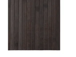 Garden Furniture Wakil Alfombra rectangular bambú marrón oscuro 70x300 cm Color natural oscuro