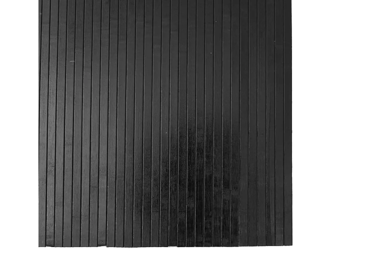 Outlet Garden Furniture Wakil Alfombra rectangular bambú 80x400 cm Gris