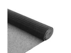 Outlet Garden Furniture Wakil Alfombra rectangular bambú 80x400 cm Gris