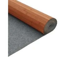 Clearance Garden Furniture Wakil Alfombra rectangular bambú marrón 80x300 cm Marru00f3n