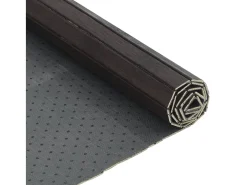 Garden Furniture Wakil Alfombra rectangular bambú marrón oscuro 100x200 cm Color natural oscuro New