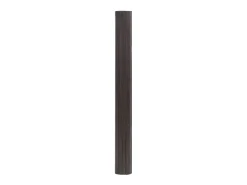 Garden Furniture Wakil Alfombra rectangular bambú marrón oscuro 100x300 cm Gris antracita Hot