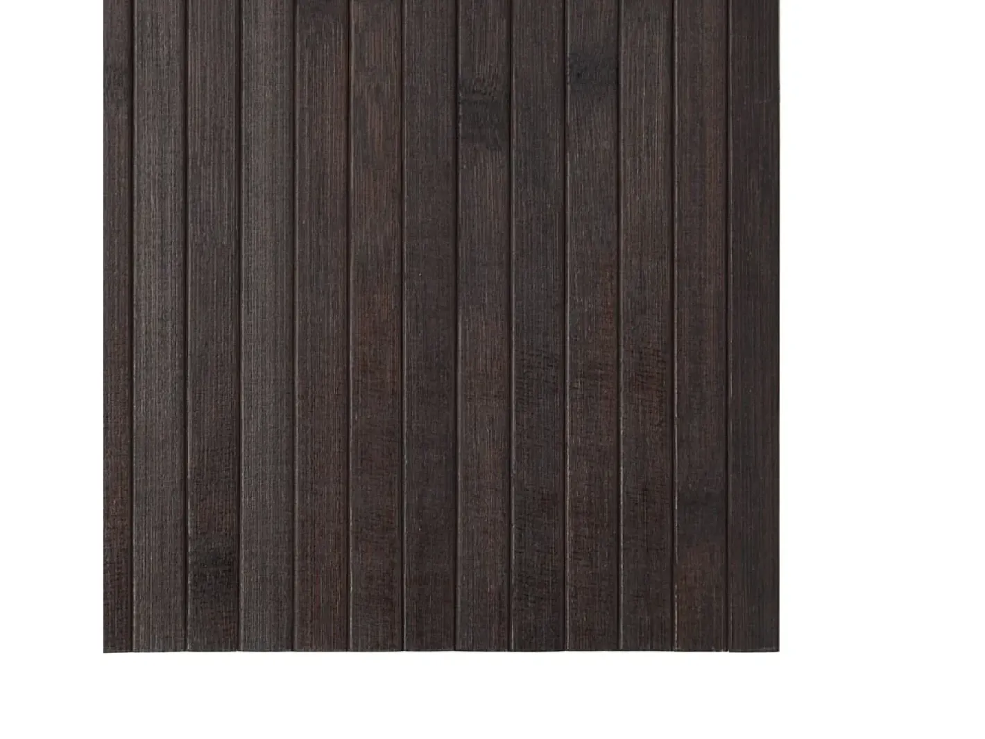 Garden Furniture Wakil Alfombra rectangular bambú marrón oscuro 100x300 cm Gris antracita Hot