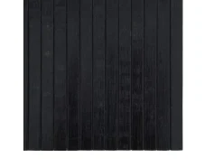 Garden Furniture Alfombra De Salón-Wakil Alfombra rectangular bambú 100x300 cm Negro
