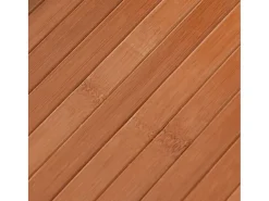 Garden Furniture Alfombra De Salón-Wakil Alfombra rectangular bambú marrón 80x200 cm Marru00f3n