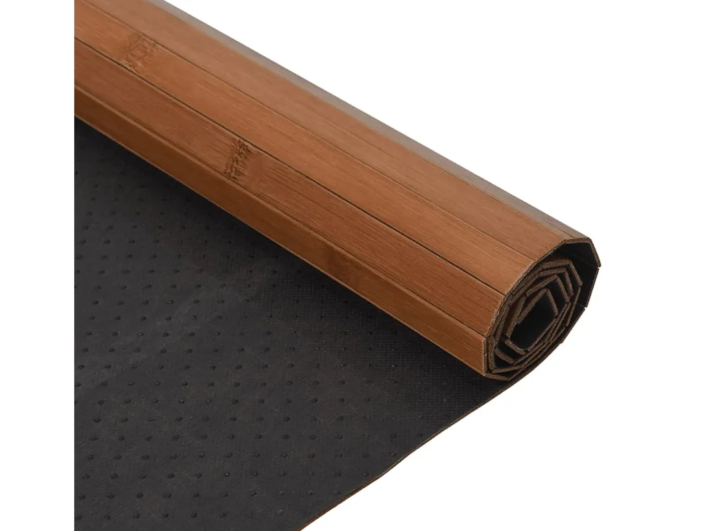 Garden Furniture Wakil Alfombra rectangular bambú marrón 70x200 cm Marru00f3n