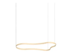 Ideal Lux Lámpara Suspendida-WAVES-3 SP, Colgante de metal , Dorado