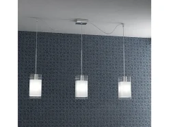 Wild Sospensione 3 Luci Spostabili Plateado Sale