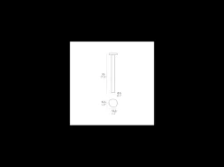 Sale Zafferano Ciottolo - Baliza LED de exterior IP54 7W 3000K diseño moderno en aluminio para jardines y caminos - 70 cm Oscuro Gris