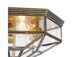 Maytoni Zeil Plafón de Empotrar , 3 Luces IP43, E27 Bronce Online
