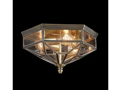 Maytoni Zeil Plafón de Empotrar , 3 Luces IP43, E27 Bronce Online